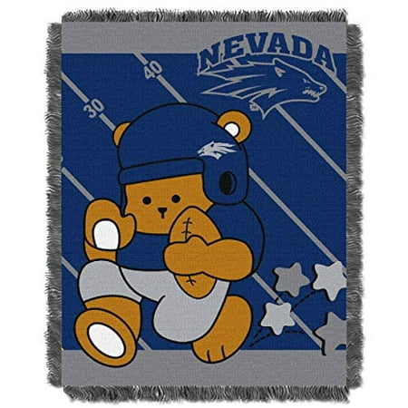 36 x 46 Multi Color Officially Licensed NCAA Fullback Jacquard Woven Baby Throw Blanket